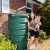 A homeowner with their cistern
